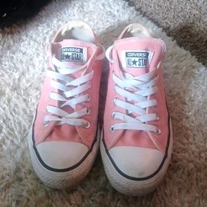 CONVERSE- COASTAL PINK WOMANS SZ 7 MENS 5